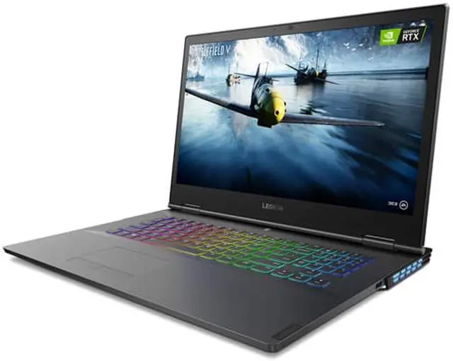 Alt view image 2 of 6 - Lenovo Legion Y740 with RTX 2080 Laptop, 17.3" FHD IPS 144Hz, i7-9750H, GeForce RTX 2080 with Max-Q 8GB, 16GB, 1TB SSD, Win 10 Home