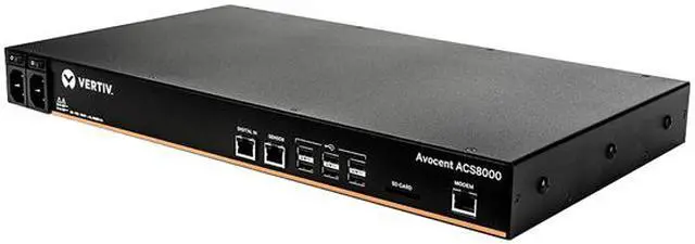 Alt view image 2 of 5 - Vertiv Avocent ACS8016MDAC-400 ACS8000 Serial Console - 16 port Console Server | Modem | Dual AC
