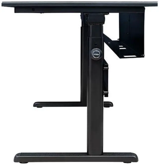 Alt view image 6 of 6 - Thermaltake Tt Gaming Level 20 GT Battlestation Computer Gaming Desk Adjustable Heights Scratch Resistant Surface Full-sized Desk Mat Cable Management System GD-LBS-BRHANX-01