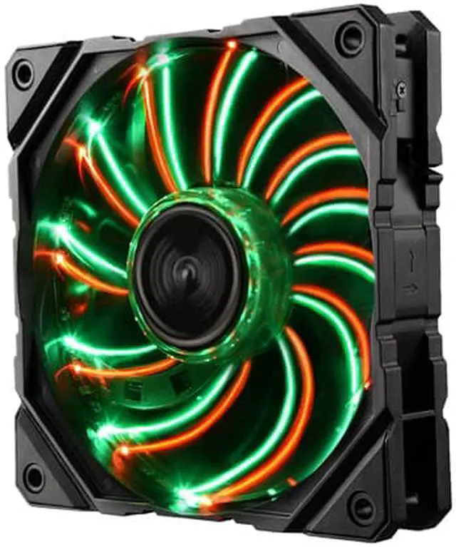 Alt view image 2 of 6 - Enermax D.F.VEGAS DUO 120mm Dust Free Rotation Technology DUO LED High Performance with PWM speed control Case Fan Twin Pack, UCDFVD12P-T