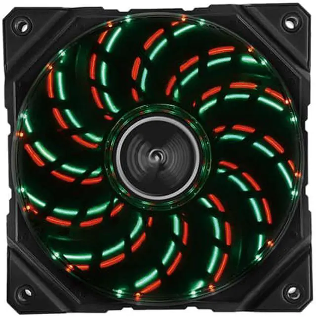 Alt view image 4 of 6 - Enermax D.F.VEGAS DUO 120mm Dust Free Rotation Technology DUO LED High Performance with PWM speed control Case Fan Twin Pack, UCDFVD12P-T