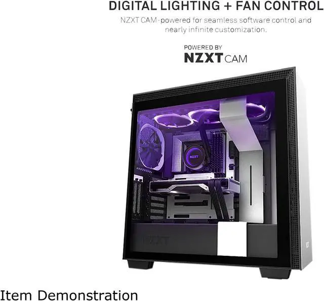 Alt view image 7 of 7 - NZXT AER RGB 2 120mm Triple Starter Black - RGB LED - Fluid Dynamic Bearing - PWM Fan + RGB Lighting Controller