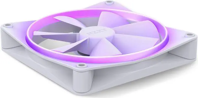 Alt view image 4 of 14 - NZXT Aer F140 RGB White - High Performance Airflow Fans - Single