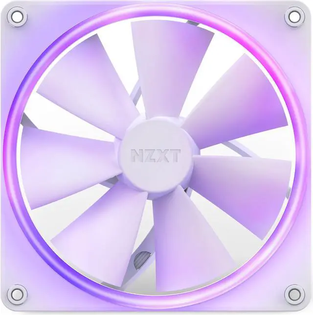 Alt view image 5 of 14 - NZXT Aer F140 RGB White - High Performance Airflow Fans - Single