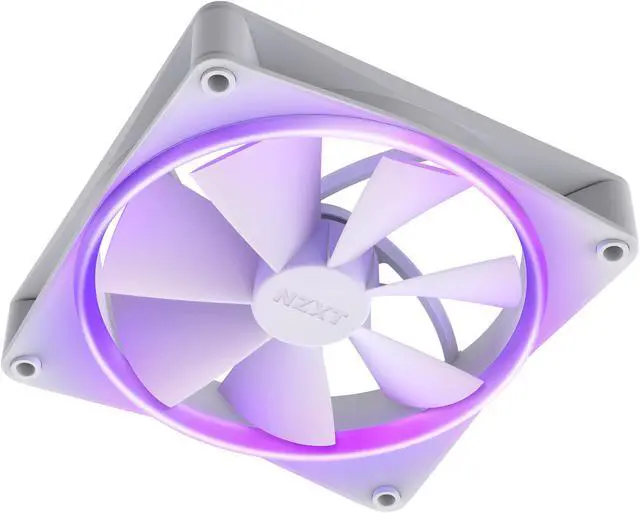 Alt view image 7 of 14 - NZXT Aer F140 RGB White - High Performance Airflow Fans - Single