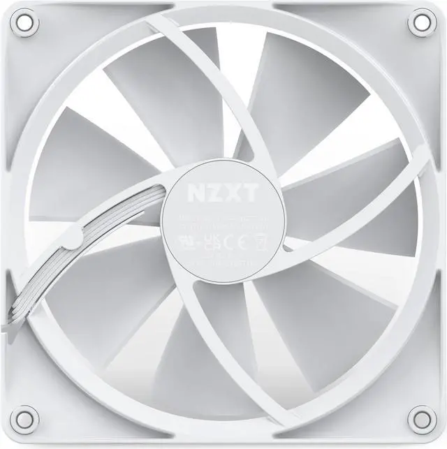 Alt view image 13 of 14 - NZXT Aer F140 RGB White - High Performance Airflow Fans - Single
