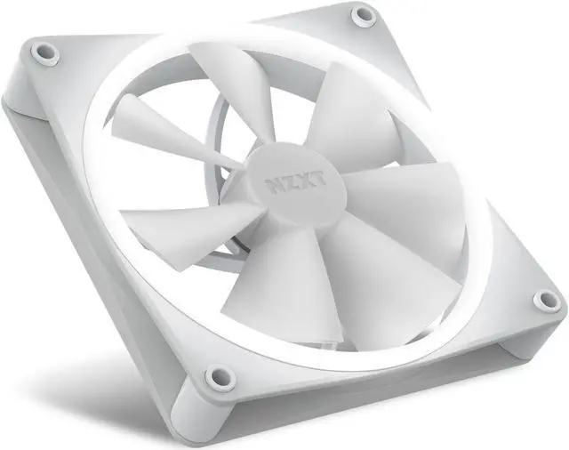 Alt view image 14 of 14 - NZXT Aer F140 RGB White - High Performance Airflow Fans - Single