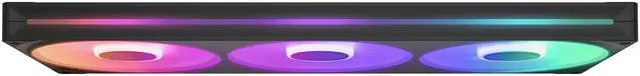 Alt view image 2 of 4 - NZXT F SERIES RGB CORE 420MM BLACK SINGLE-FRAME RBG FAN UNIT