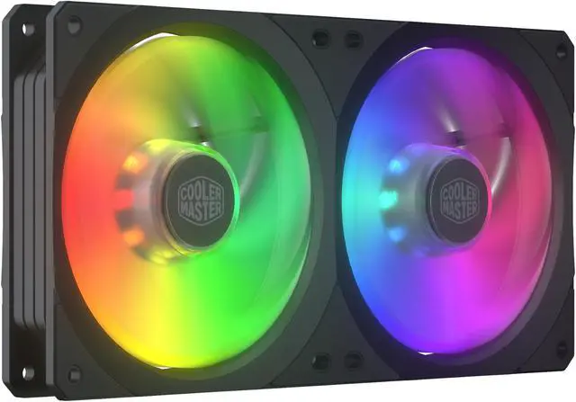 Alt view image 4 of 18 - COOLERMASTER MFX-B2D2-18NPA-R1 MasterFan SF240R ARGB Fan