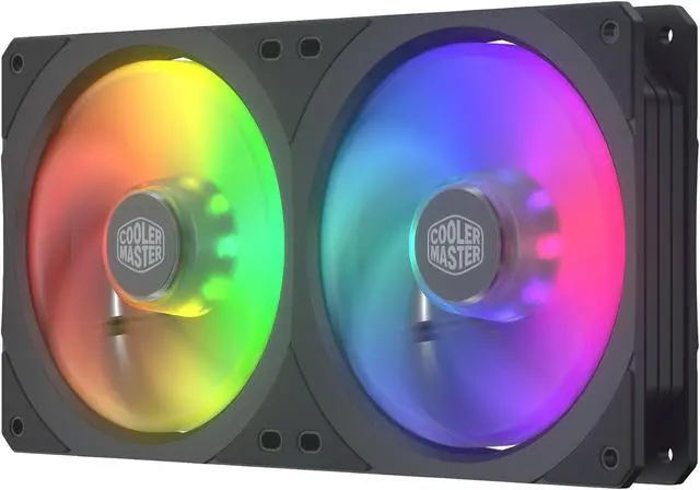 Alt view image 3 of 18 - COOLERMASTER MFX-B2D2-18NPA-R1 MasterFan SF240R ARGB Fan