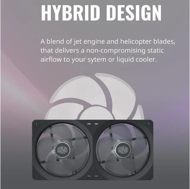 Alt view image 10 of 18 - COOLERMASTER MFX-B2D2-18NPA-R1 MasterFan SF240R ARGB Fan