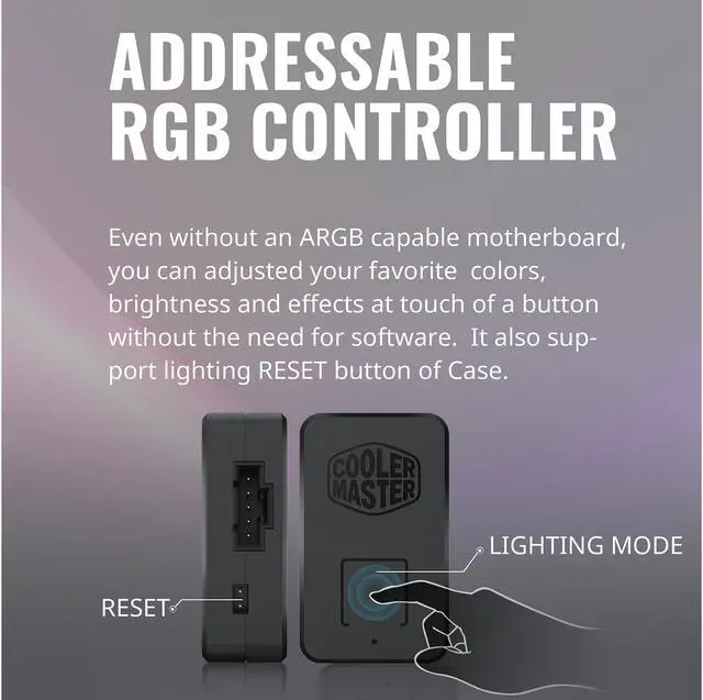 Alt view image 11 of 18 - COOLERMASTER MFX-B2D2-18NPA-R1 MasterFan SF240R ARGB Fan