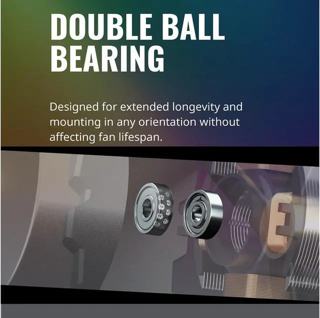 Alt view image 7 of 7 - Cooler Master MasterFan SF120M ARGB Industrial Grade 120mm PWM Fan - w/ Patented Square Damping Fan Frame, 24 Addressable RGB LEDs, Inter-Connecting Fan Blade & Anti-Vibration Motor Silent Performance