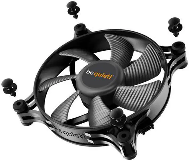Alt view image 3 of 5 - be quiet! Shadow Wings 2 120mm PWM Fan, Airflow-optimized Fan Blades, Whisper-quiet Operation and Reliable Cooling