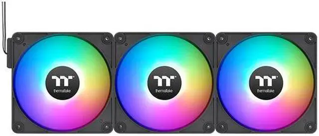 Main image of Thermaltake CT140 EX ARGB Sync PC Cooling Fan (3-Fan Pack), Magnetic Connection, 5V Motherboard Sync, 16.8 Million Colors 9 Addressable LEDs, 140 mm Case/Radiator Fan, CL-F182-PL14SW-A