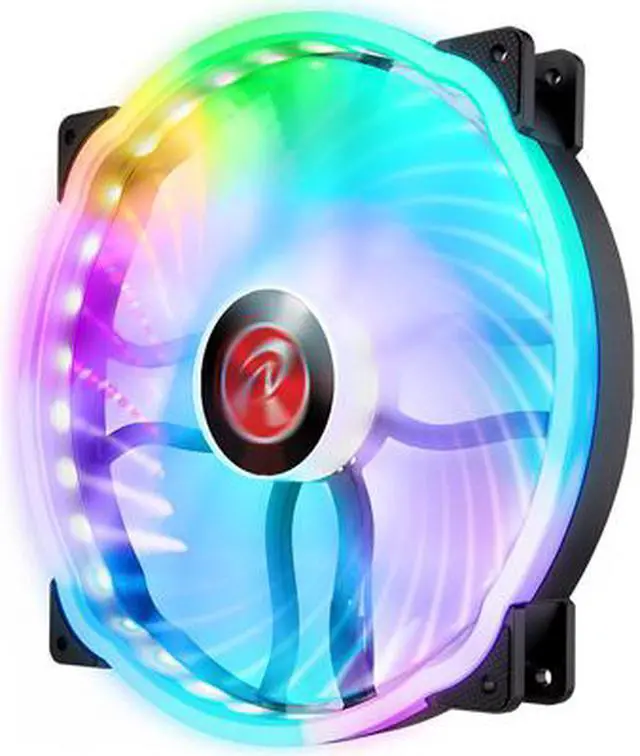 Alt view image 2 of 7 - RAIJINTEK ANEMI 20 RBW, 200mm Addressable RGB Fan, The First 20030 Fan with Outer Ring LED + Inner Ring LED, with Full O-type LED Ring 42pcs LEDs in Total, 32pcs LEDs (outer) + 10pcs LEDs (inner)