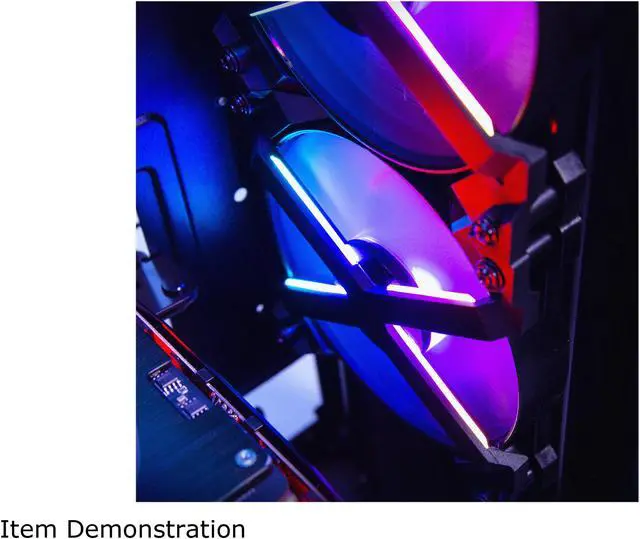 Alt view image 10 of 15 - DeepCool MF120 GT A-RGB X-Frame, 5V 3-Pin Motherboard Connector, included 4-port PWM Fan Hub, 6-port RGB hub and Wire Controller, 3 Fan Pack