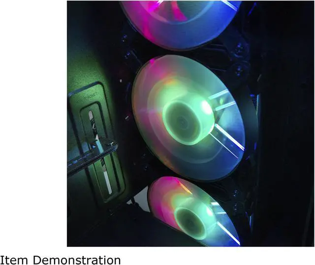 Alt view image 12 of 15 - DeepCool MF120 GT A-RGB X-Frame, 5V 3-Pin Motherboard Connector, included 4-port PWM Fan Hub, 6-port RGB hub and Wire Controller, 3 Fan Pack