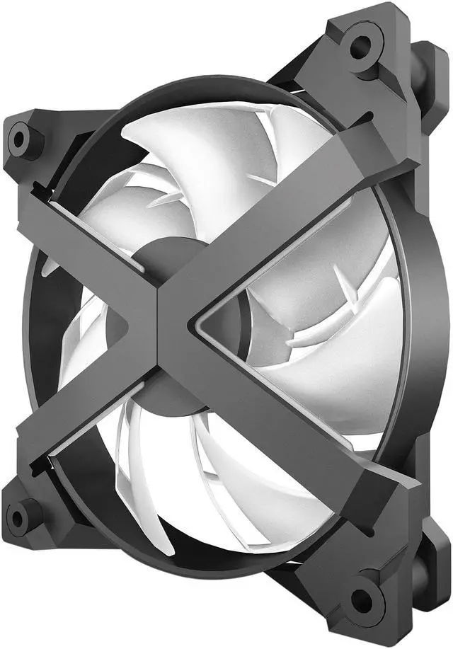 Alt view image 5 of 15 - DeepCool MF120 GT A-RGB X-Frame, 5V 3-Pin Motherboard Connector, included 4-port PWM Fan Hub, 6-port RGB hub and Wire Controller, 3 Fan Pack