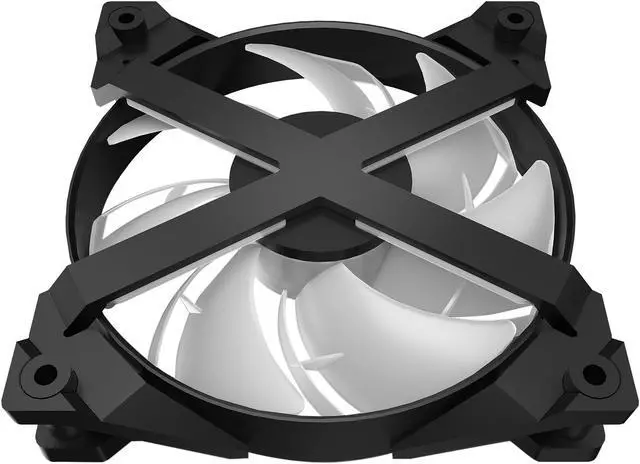 Alt view image 6 of 15 - DeepCool MF120 GT A-RGB X-Frame, 5V 3-Pin Motherboard Connector, included 4-port PWM Fan Hub, 6-port RGB hub and Wire Controller, 3 Fan Pack