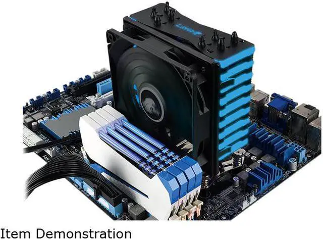 Alt view image 6 of 7 - LEPA NEOllusion RGB High Performance 200W+ TDP, for Intel/ AMD Universal Socket, AM4 / LGA 1700/1200/1151, 4 Direct Contact Heat Pipes, 120mm Silent PWM Fan LGA 1700 Compatible
