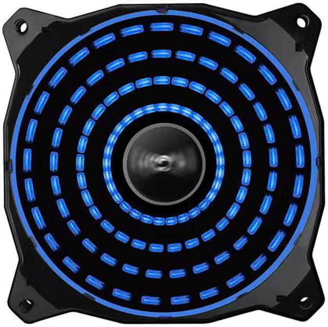 Alt view image 2 of 8 - Lepa Chopper Advance 120mm High Performance LED PC Case Fan - Blue