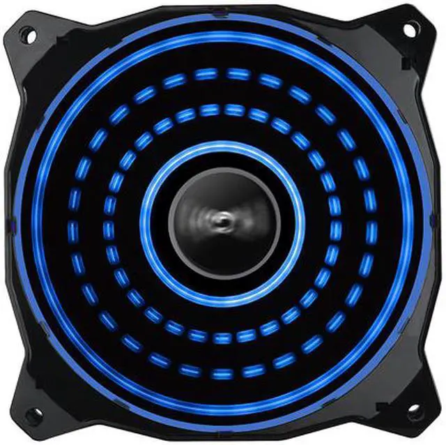 Alt view image 3 of 8 - Lepa Chopper Advance 120mm High Performance LED PC Case Fan - Blue