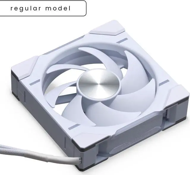 Alt view image 3 of 10 - Phanteks D30-120 DRGB PWM FAN, Premium D-RGB Performance Fan, ARGB/DRGB lighting, Daisy-chain Fan Linking system, White
