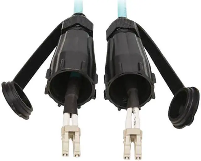 Main image of Tripp Lite 10Gb Duplex Multimode 50/125 Om3 Fiber Patch Cable Aqua 1M