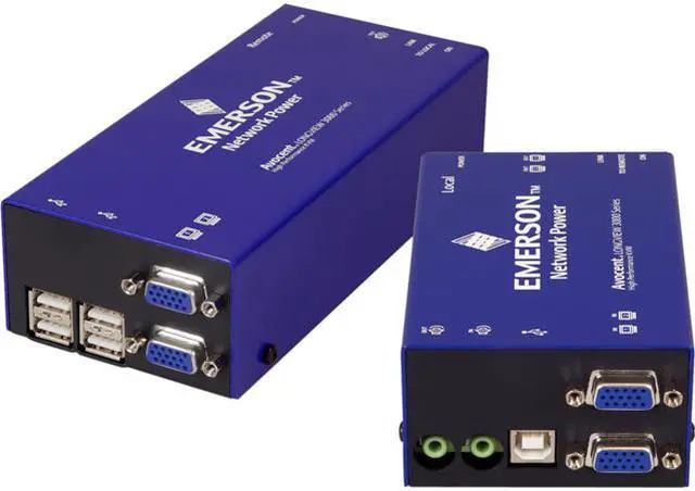 Main image of Vertiv Avocent LV3000 | IP KVM Extender | Dual VGA, USB, Audio (LV3020P-001)