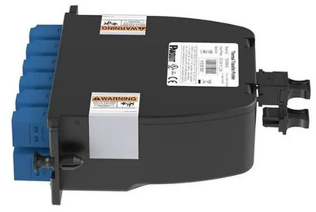 Alt view image 3 of 4 - Panduit OS2 OptiCom Fiber Cassette - 2 MPO to 12 Duplex LC - Supports 24 Fibers - FC29N-24-10U