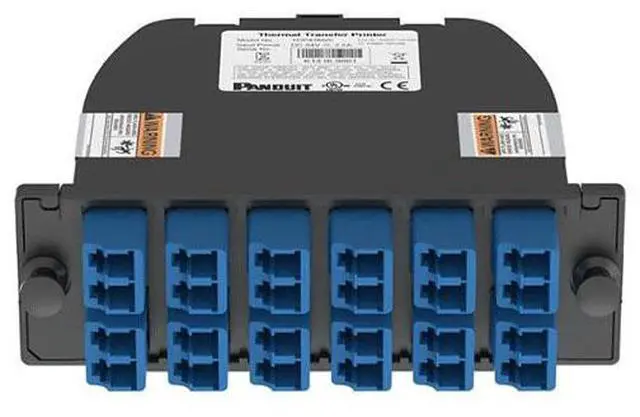 Main image of Panduit OS2 OptiCom Fiber Cassette - 2 MPO to 12 Duplex LC - Supports 24 Fibers - FC29N-24-10U