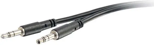 Main image of C2G 22600 3ft Slim Aux 3.5mm Audio Cable, M/M