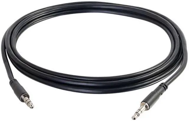 Alt view image 2 of 3 - C2G 22600 3ft Slim Aux 3.5mm Audio Cable, M/M