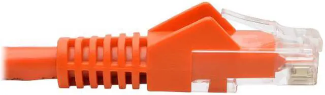 Alt view image 2 of 5 - Tripp Lite Cat6 Gigabit Ethernet Snagless Molded Patch Cable UTP Orange RJ45 M/550Mhz 2Ft 2' (N201-002-OR)