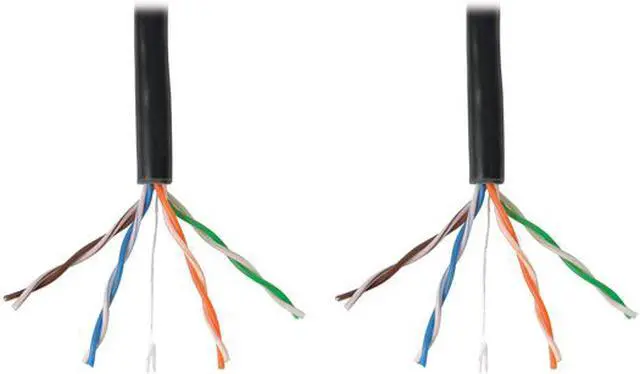 Alt view image 2 of 3 - Tripp Lite 1000ft Cat5e 350 MHz Bulk Solid-Core PVC Cable, Black