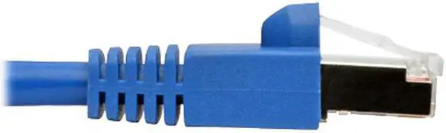 Alt view image 3 of 5 - Tripp Lite Cat6a Snagless Shielded STP Patch Cable 10G, PoE, Blue M/M 25 ft. (N262-025-BL)