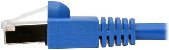 Alt view image 4 of 5 - Tripp Lite Cat6a Snagless Shielded STP Patch Cable 10G, PoE, Blue M/M 25 ft. (N262-025-BL)