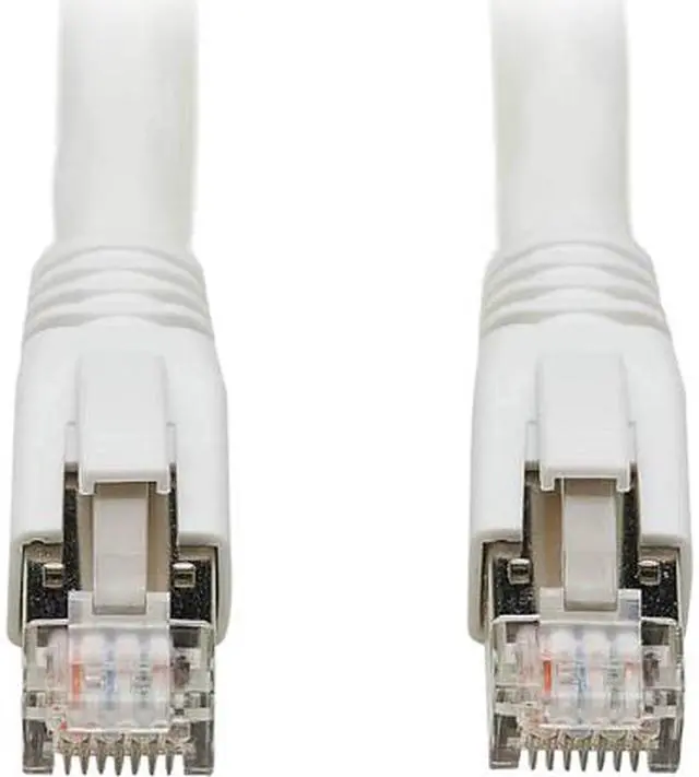 Main image of Tripp Lite Cat8 Patch Cable 25G/40G Certified Snagless M/M PoE White 3ft
