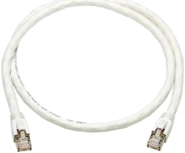 Alt view image 4 of 4 - Tripp Lite Cat8 Patch Cable 25G/40G Certified Snagless M/M PoE White 3ft