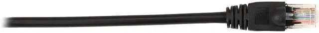 Main image of Black Box CAT6PC-003-BK Black Box CAT6 Value Line Patch Cable, Stranded, Black, 3-ft. (0.9-m) - Category 6 for Network Device - Patch Cable - 3 ft - 1 Pack - 1 x RJ-45 Male Network - 1 x RJ-45 Male