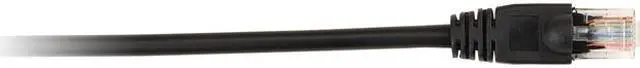 Main image of Black Box CAT6PC-005-BK Black Box CAT6 Value Line Patch Cable, Stranded, Black, 5-ft. (1.5-m) - Category 6 for Network Device - Patch Cable - 5 ft - 1 x RJ-45 Male Network - 1 x RJ-45 Male