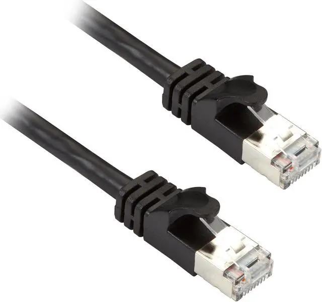 Main image of BLACK BOX CAT6APCS-020-BK CAT6A 500-MHZ STRANDED ETHERNET PATCH CABLE - SHIELDED (F/UTP), CM PVC, SLIMLINE
