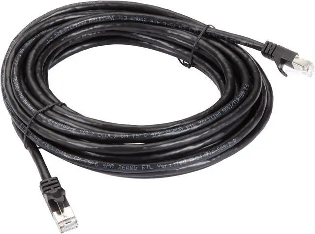 Alt view image 2 of 2 - BLACK BOX CAT6APCS-020-BK CAT6A 500-MHZ STRANDED ETHERNET PATCH CABLE - SHIELDED (F/UTP), CM PVC, SLIMLINE