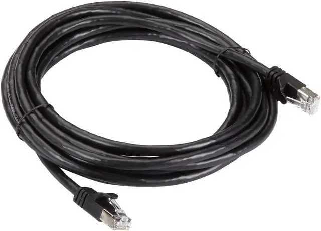 Alt view image 2 of 2 - BLACK BOX CAT6APCS-014-BK CAT6A 500-MHZ SLIMLINE MOLDED SNAGLESS STRANDED ETHERNET PATCH CABLE - SHIELDED