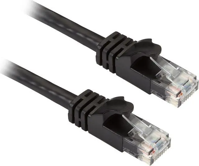 Main image of BLACK BOX CAT6APC-010-BK CAT6A 500-MHZ SLIMLINE MOLDED SNAGLESS STRANDED ETHERNET PATCH CABLE - UNSHIELDE