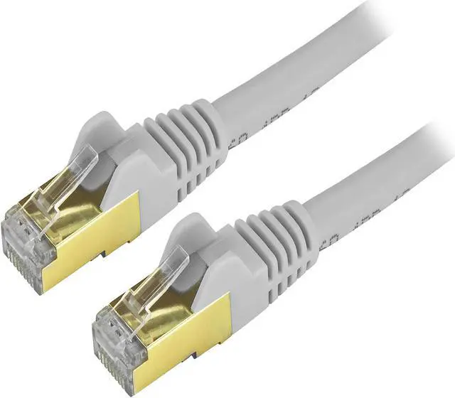 Main image of StarTech 25ft Cat6a STP Snagless Shielded Ethernet Patch Cable - Gray