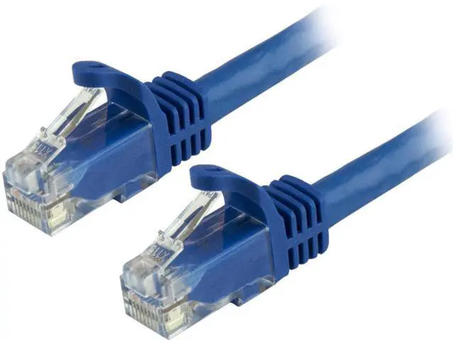 Main image of StarTech N6PATCH20BL 20 ft. Blue Cat6 Patch Cable with Snagless RJ45 Connectors - Long Ethernet Cable - 20 ft. Cat 6 UTP Cable