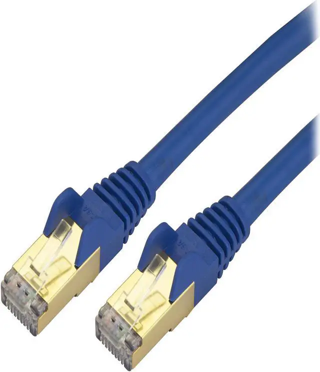 Main image of StarTech.com 25 ft Cat6a Patch Cable - Shielded (STP) - Blue - 10Gb Snagless Cat 6a Ethernet Patch Cable