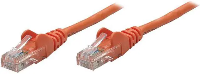 Main image of Intellinet Network Cable, Cat5e, UTP, RJ45 Male / RJ45 Male, 15.0 m (50 ft.), Orange